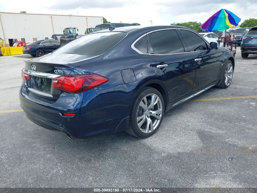 2019 Infiniti Q70L 3.7 Luxe VIN: JN1BY1PROKM725320 Lot: 39893180