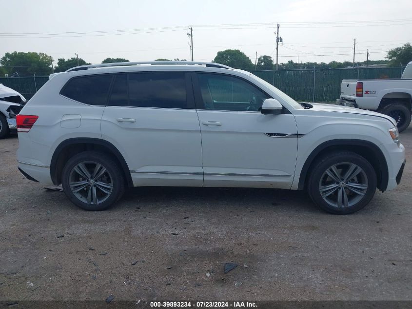 2019 Volkswagen Atlas 3.6L V6 Sel R-Line VIN: 1V2SR2CA4KC592369 Lot: 39893234