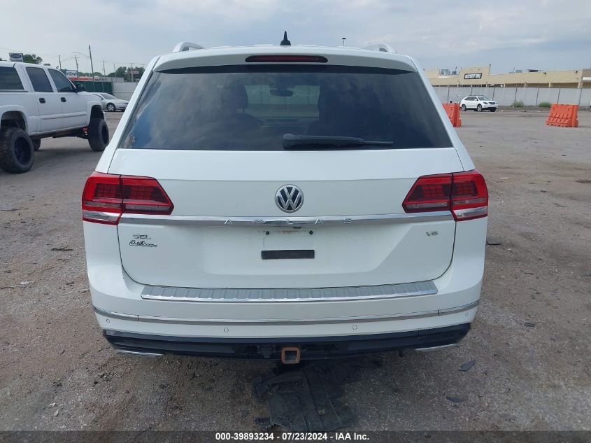 2019 Volkswagen Atlas 3.6L V6 Sel R-Line VIN: 1V2SR2CA4KC592369 Lot: 39893234