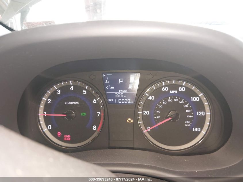 2013 Hyundai Accent Gls VIN: KMHCT4AE3DU526655 Lot: 39893243