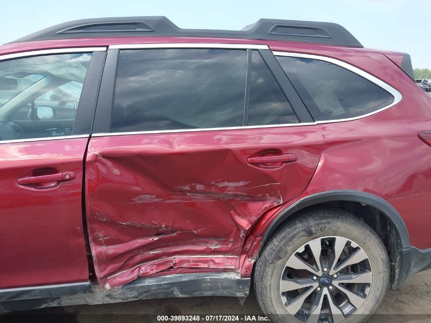 2015 Subaru Outback 2.5I Limited VIN: 4S4BSANC7F3296746 Lot: 39893248