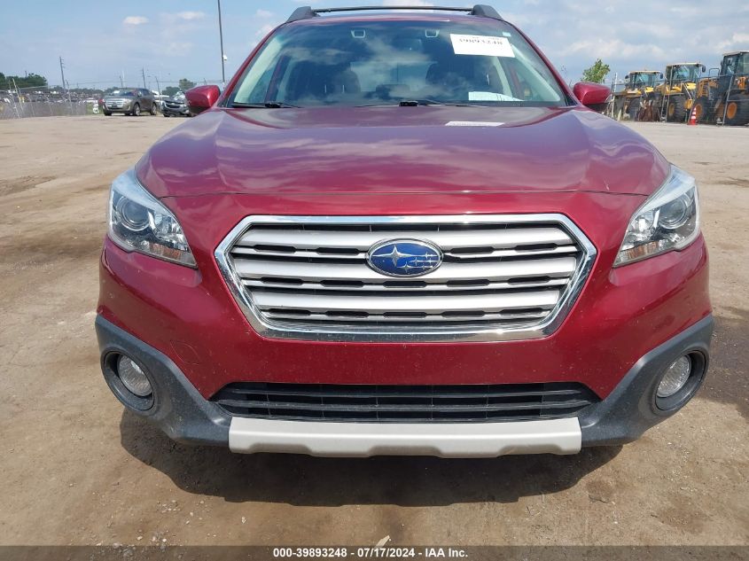 2015 Subaru Outback 2.5I Limited VIN: 4S4BSANC7F3296746 Lot: 39893248