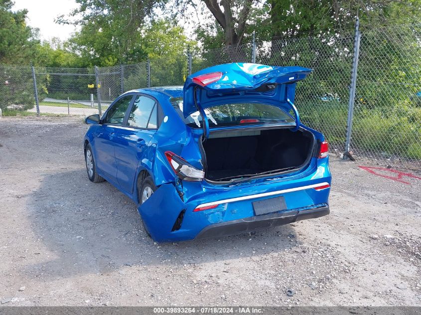 2022 Kia Rio Lx/S VIN: 3KPA24AD5NE454458 Lot: 39893264