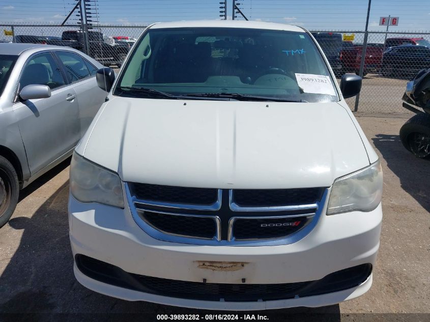 2013 Dodge Grand Caravan Se VIN: 2C4RDGBG3DR574814 Lot: 39893282