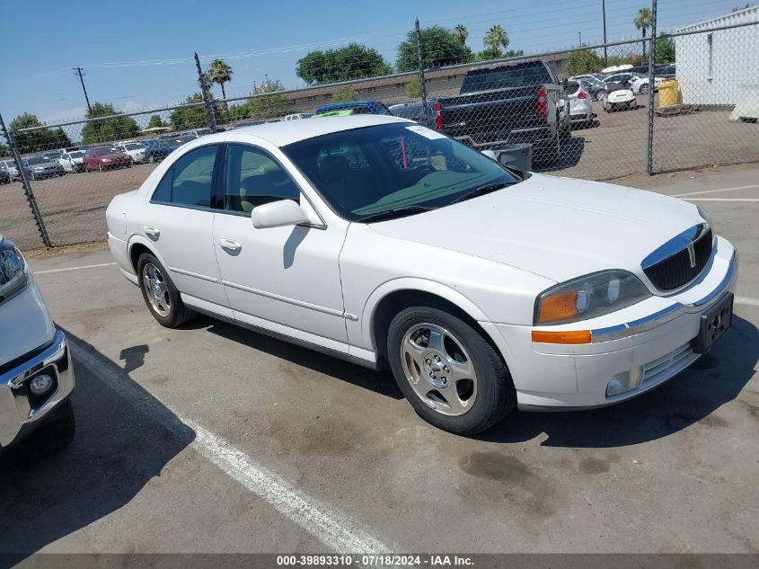 2001 Lincoln Ls V8 Auto VIN: 1LNHM87A61Y660627 Lot: 39893310