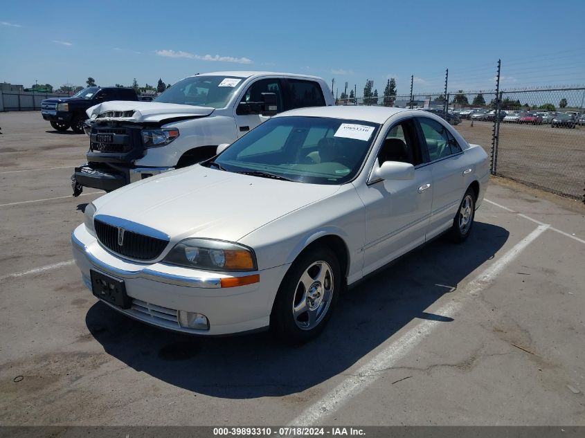 2001 Lincoln Ls V8 Auto VIN: 1LNHM87A61Y660627 Lot: 39893310