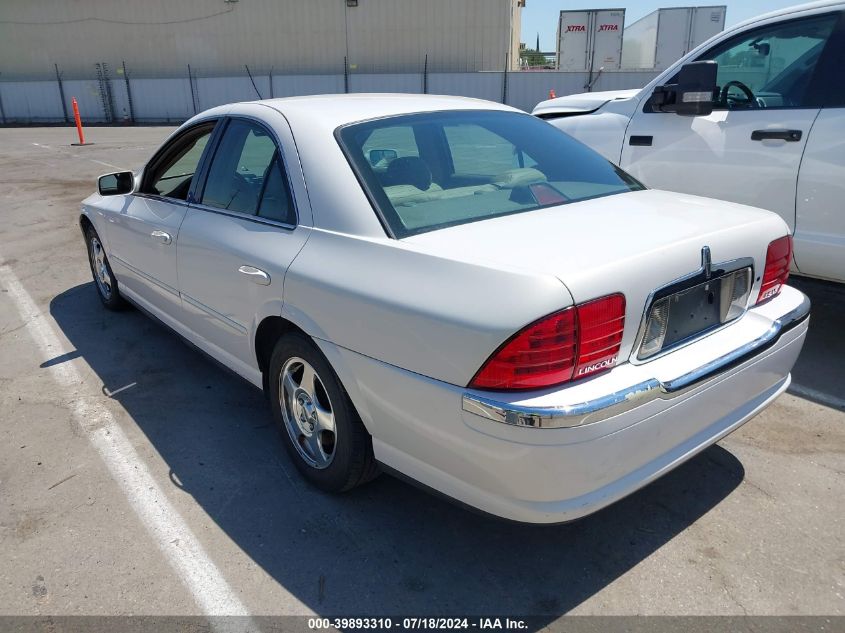 2001 Lincoln Ls V8 Auto VIN: 1LNHM87A61Y660627 Lot: 39893310