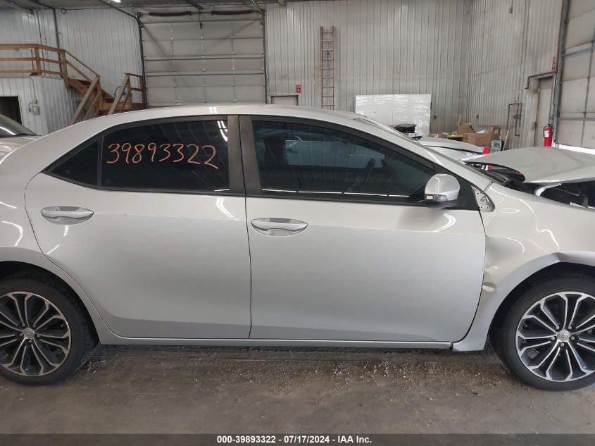 2014 Toyota Corolla S Plus VIN: 5YFBURHE7EP151058 Lot: 39893322