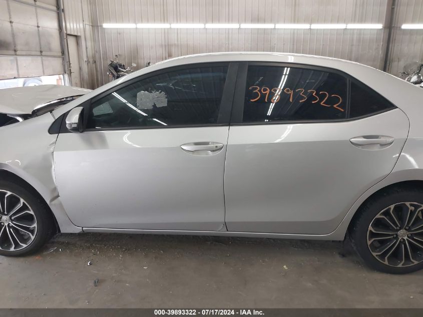 2014 Toyota Corolla S Plus VIN: 5YFBURHE7EP151058 Lot: 39893322