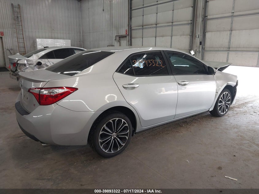 2014 TOYOTA COROLLA S PLUS - 5YFBURHE7EP151058