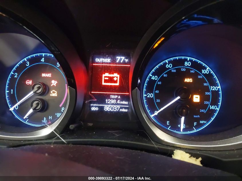 2014 TOYOTA COROLLA S PLUS - 5YFBURHE7EP151058