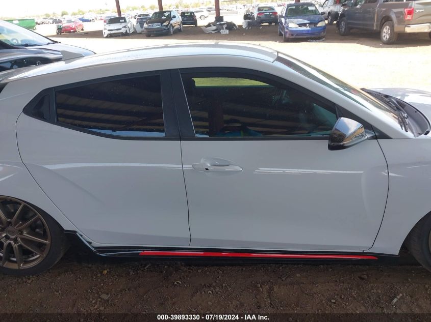 2020 Hyundai Veloster N VIN: KMHT36AH7LU006818 Lot: 39893330