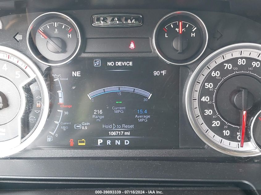 2016 Ram 2500 Laramie VIN: 3C6UR5FLXGG155819 Lot: 39893339