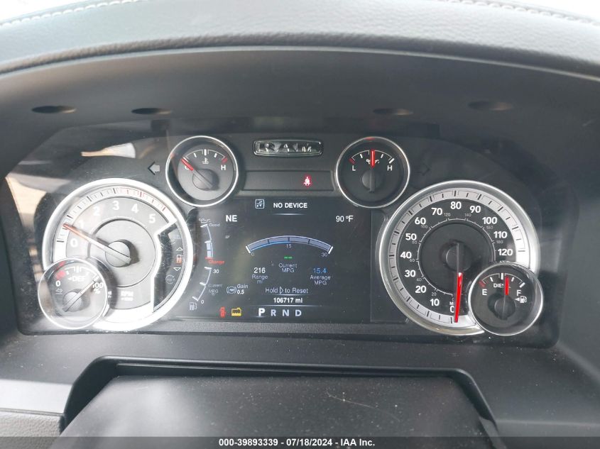 2016 Ram 2500 Laramie VIN: 3C6UR5FLXGG155819 Lot: 39893339