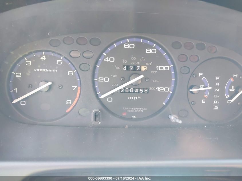 1998 Honda Cr-V Ex VIN: JHLRD186XWC086955 Lot: 39893390