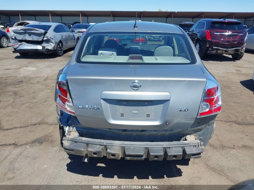 2007 Nissan Sentra 2.0 VIN: 3N1AB61E37L680424 Lot: 39893391