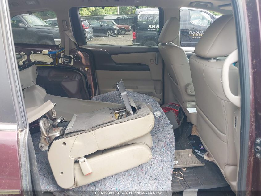 2011 Honda Odyssey Ex-L VIN: 5FNRL5H61BB024252 Lot: 39893397