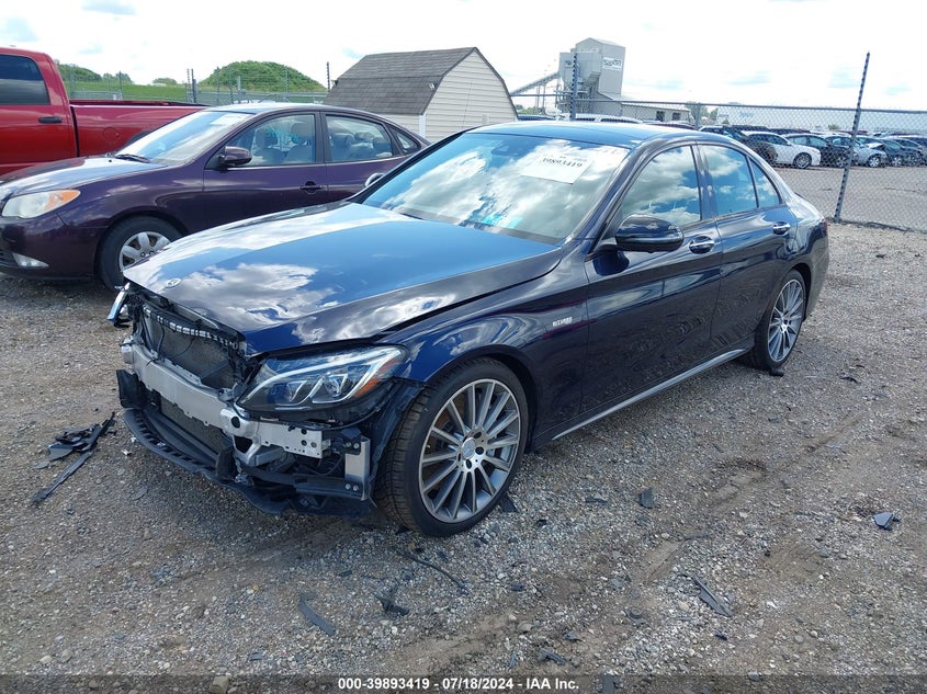 VIN 55SWF6EB8JU246222 2018 MERCEDES-BENZ AMG C 43 4MATIC