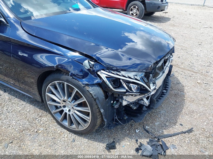 VIN 55SWF6EB8JU246222 2018 MERCEDES-BENZ AMG C 43 4MATIC