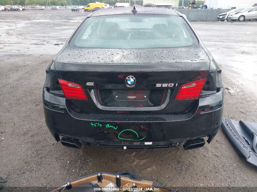 2012 BMW 550I xDrive VIN: WBAFU9C57CDY70056 Lot: 39893440