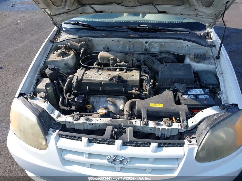 2003 Hyundai Accent Gl VIN: KMHCG45C43U483777 Lot: 39893445