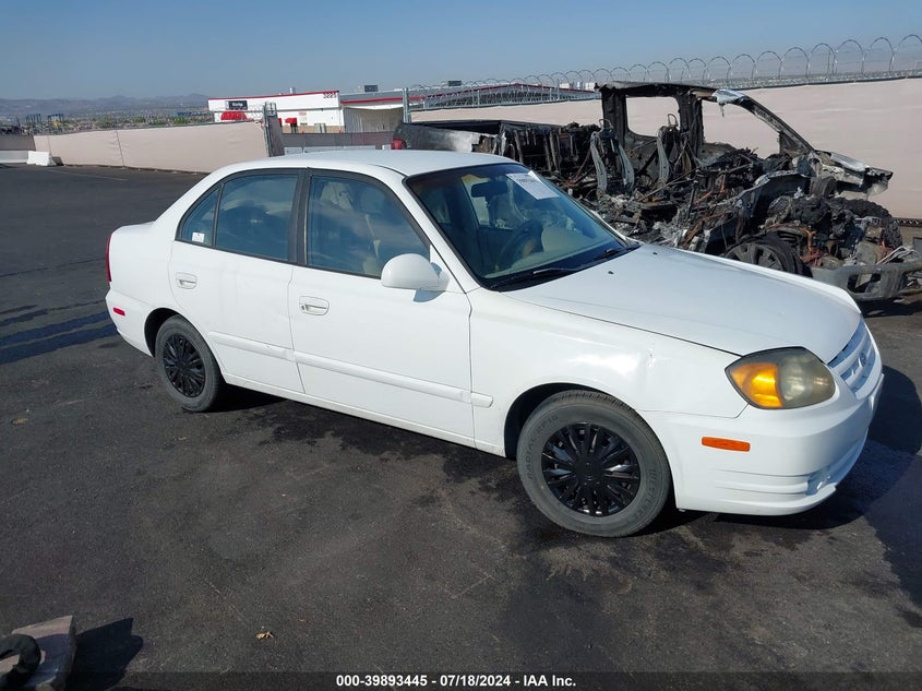 2003 Hyundai Accent Gl VIN: KMHCG45C43U483777 Lot: 39893445