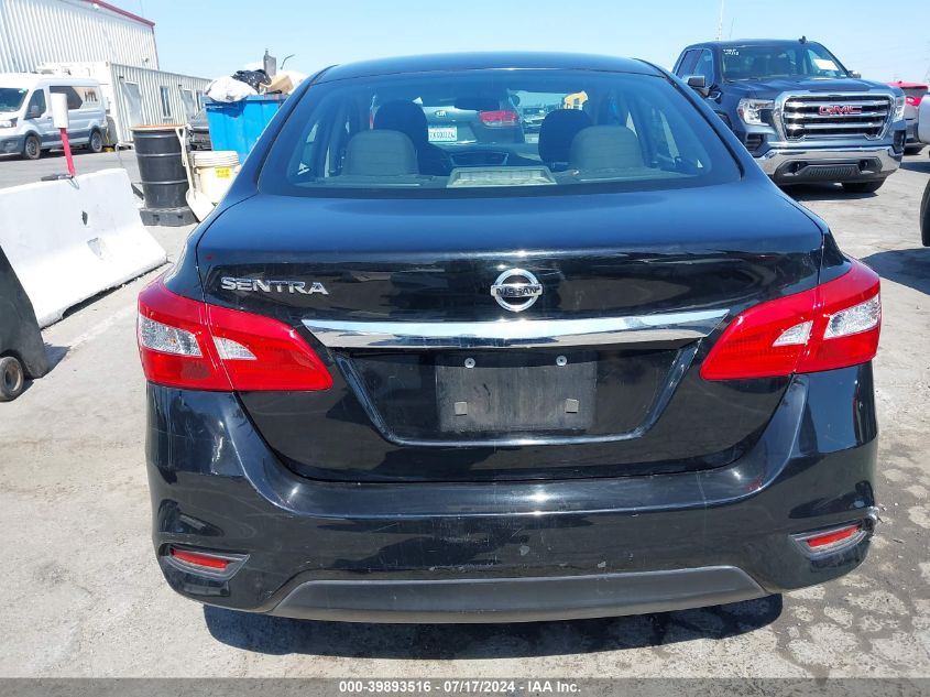 2018 Nissan Sentra S VIN: 3N1AB7AP6JY258598 Lot: 39893516