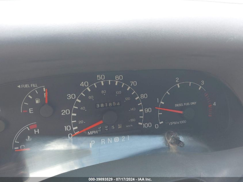 1999 Ford F250 Super Duty VIN: 1FTNX21F9XEE04766 Lot: 39893529