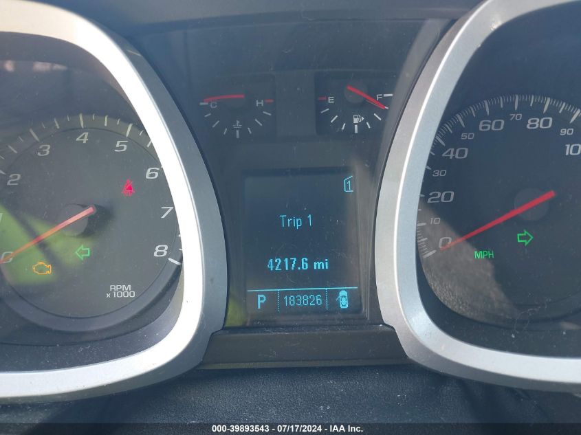 2010 Chevrolet Equinox Lt VIN: 2CNFLEEW6A6339118 Lot: 39893543