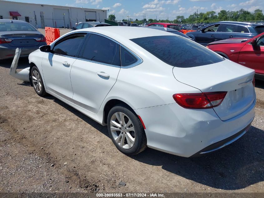 2016 Chrysler 200 Limited VIN: 1C3CCCAB4GN117863 Lot: 39893553