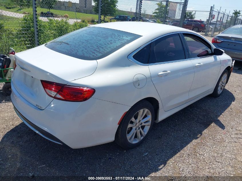 2016 Chrysler 200 Limited VIN: 1C3CCCAB4GN117863 Lot: 39893553