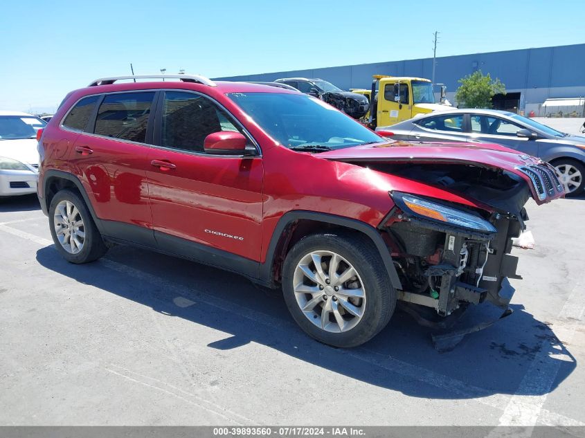 2017 Jeep Cherokee Limited Fwd VIN: 1C4PJLDB1HW526526 Lot: 39893560