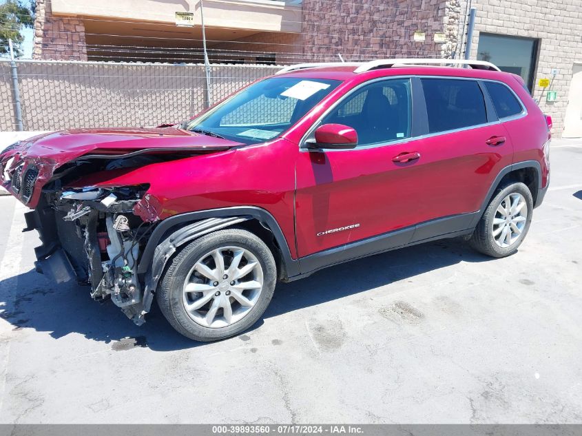 2017 Jeep Cherokee Limited Fwd VIN: 1C4PJLDB1HW526526 Lot: 39893560