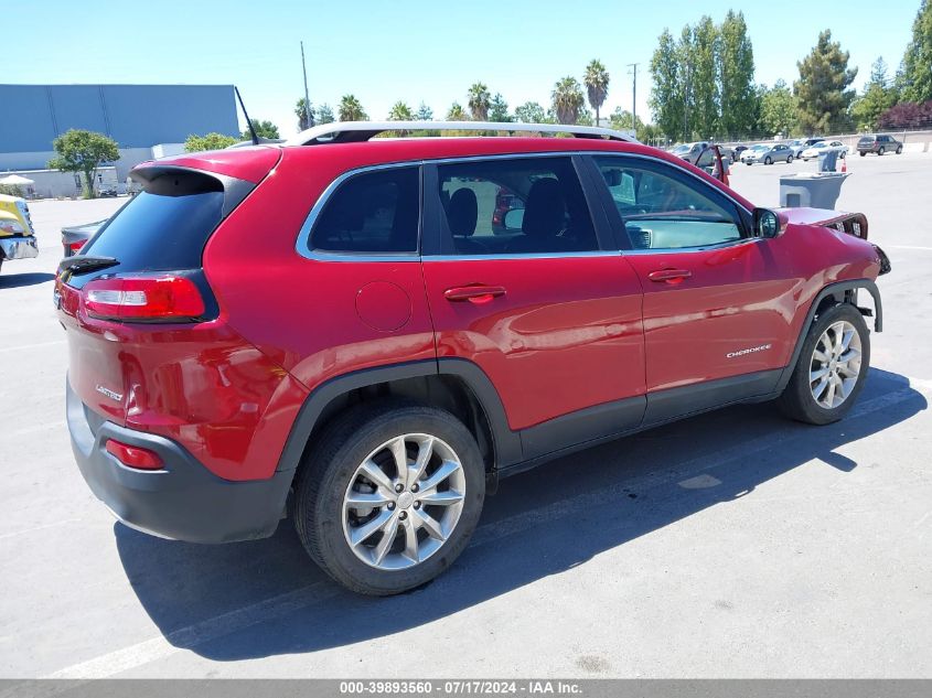 2017 Jeep Cherokee Limited Fwd VIN: 1C4PJLDB1HW526526 Lot: 39893560