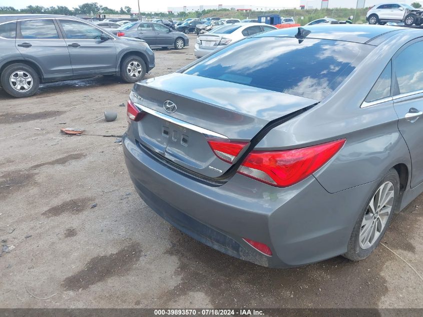 2014 Hyundai Sonata Limited VIN: 5NPEC4AC5EH908869 Lot: 39893570