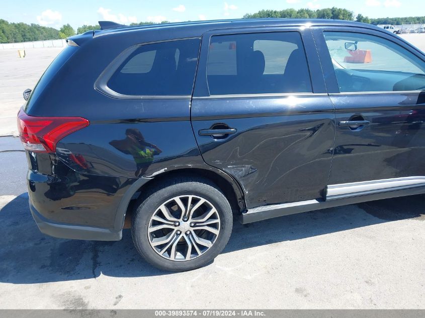 2017 Mitsubishi Outlander Es VIN: JA4AZ2A3XHZ031076 Lot: 39893574