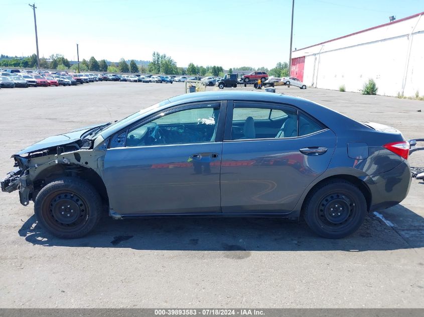 2016 TOYOTA COROLLA LE - 2T1BURHEXGC578981