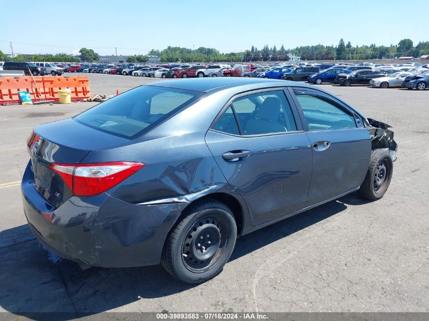 2016 TOYOTA COROLLA LE - 2T1BURHEXGC578981