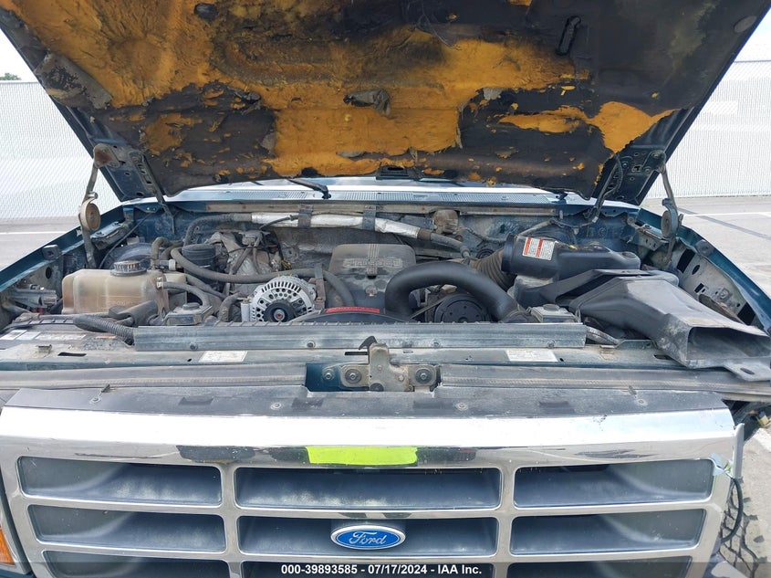 1996 Ford F250 VIN: 1FTHX26FXTEB12690 Lot: 39893585