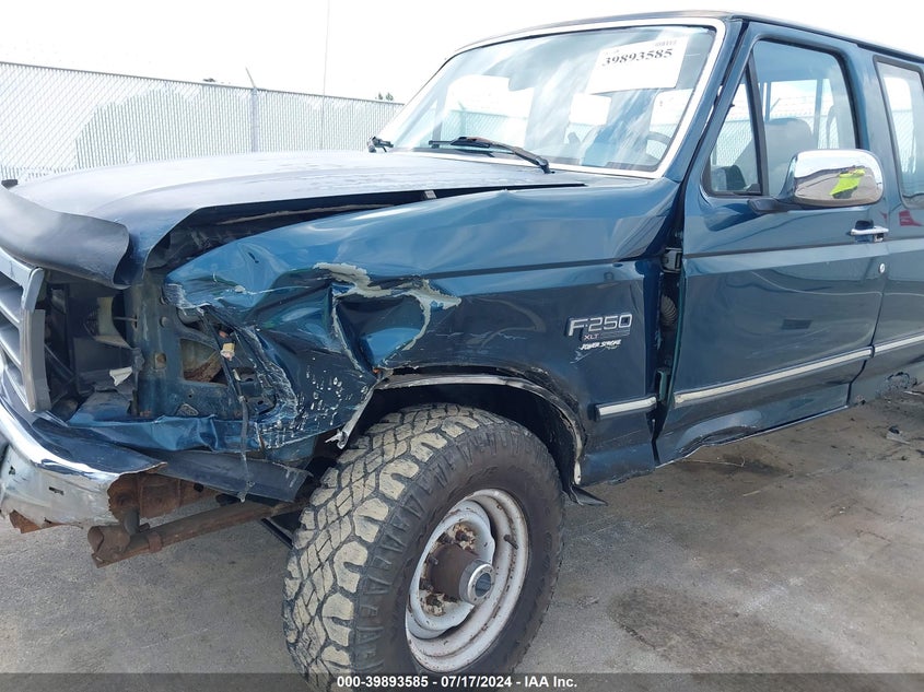 1996 Ford F250 VIN: 1FTHX26FXTEB12690 Lot: 39893585