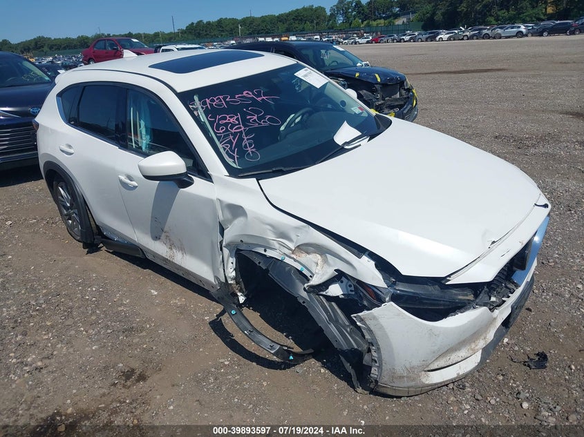 VIN: JM3KFBDM8L0853693 | MAZDA CX-5 2020 GRAND TOURING White 2.5L