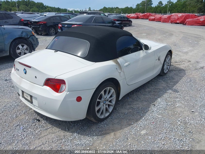 2006 BMW Z4 3.0 VIN: 4USBU33556LW68884 Lot: 39893602