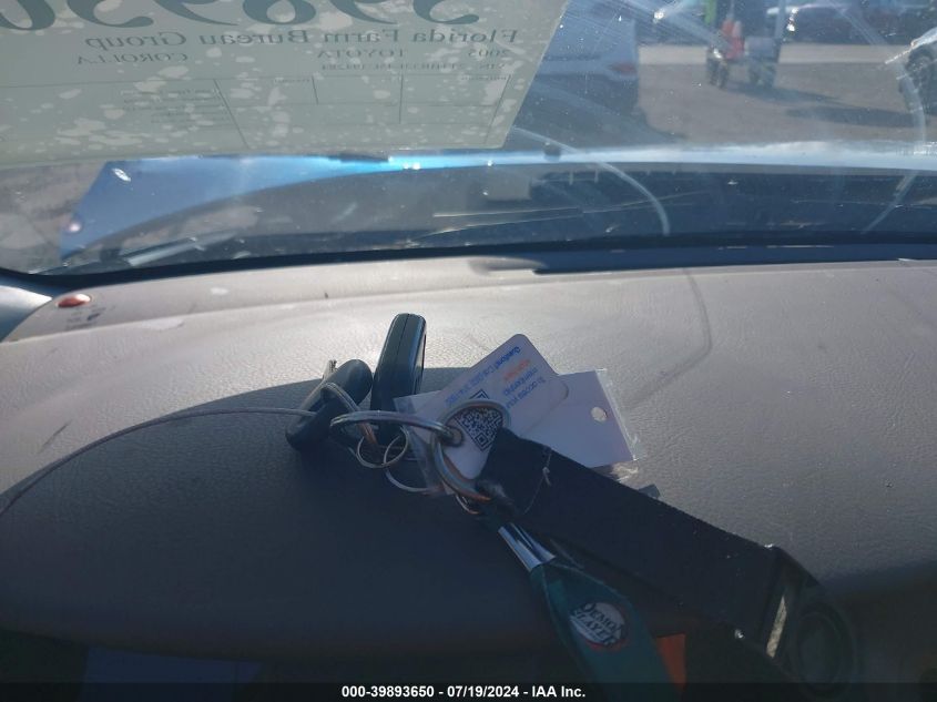 2005 Toyota Corolla Ce/Le/S VIN: 2T1BR32E45C394284 Lot: 39893650