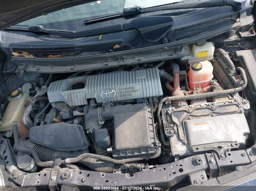 2011 Toyota Prius Four VIN: JTDKN3DU1B5369464 Lot: 39893664