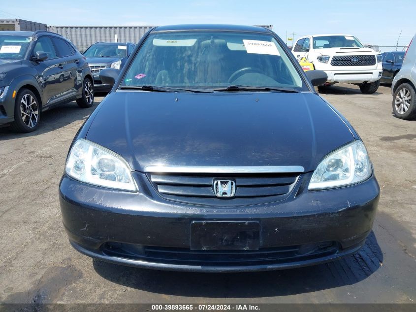 2003 Honda Civic Lx VIN: 2HGES16553H580310 Lot: 39893665
