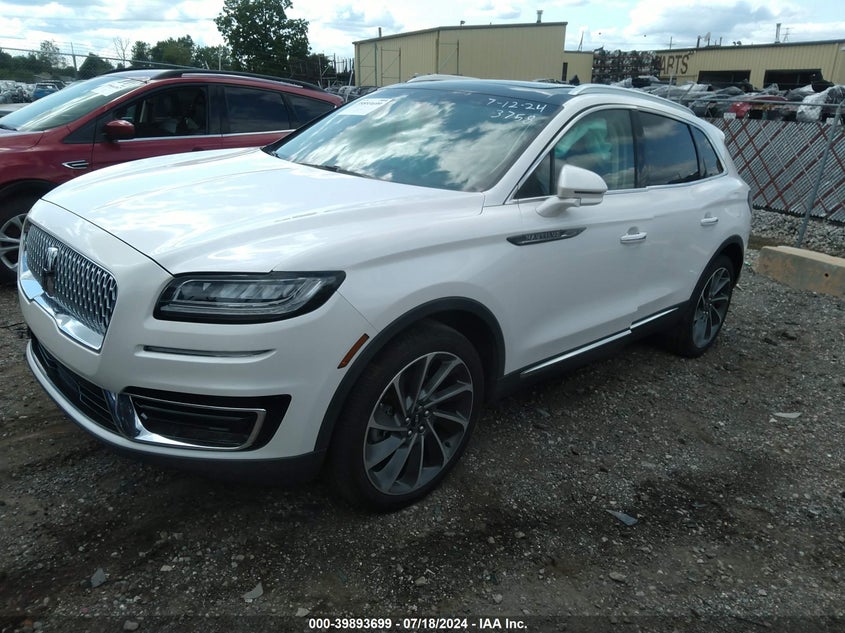 VIN 2LMPJ8LP6KBL33758 2019 LINCOLN NAUTILUS RESERVE