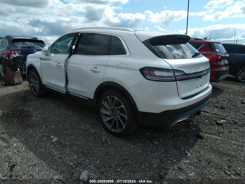 VIN 2LMPJ8LP6KBL33758 2019 LINCOLN NAUTILUS RESERVE