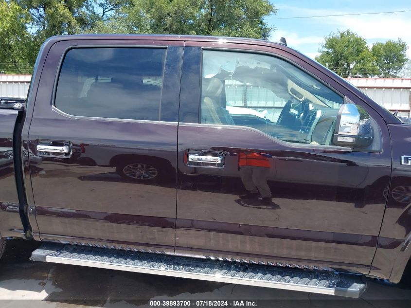 2019 Ford F-150 Lariat VIN: 1FTEW1C51KKC67768 Lot: 39893700