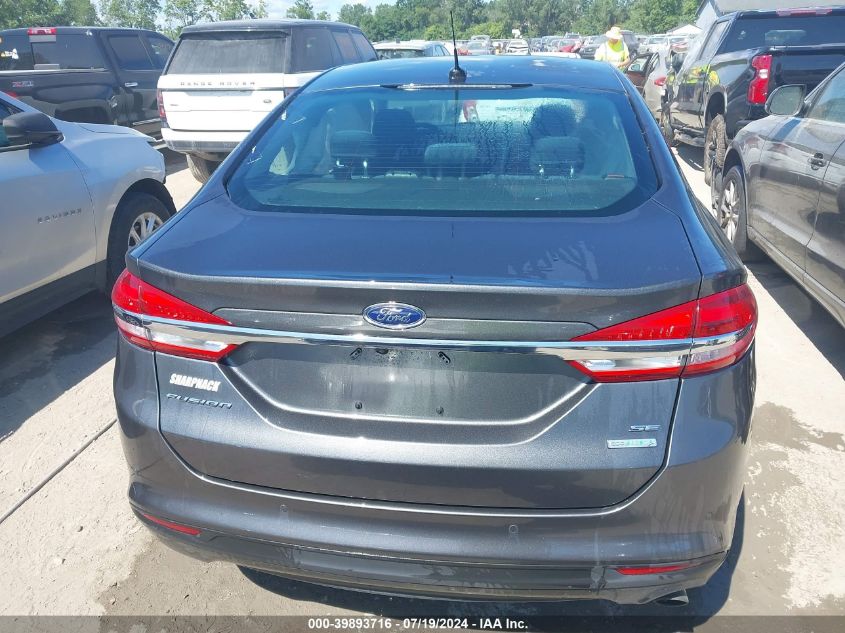 2018 Ford Fusion Se VIN: 3FA6P0HD9JR255945 Lot: 39893716