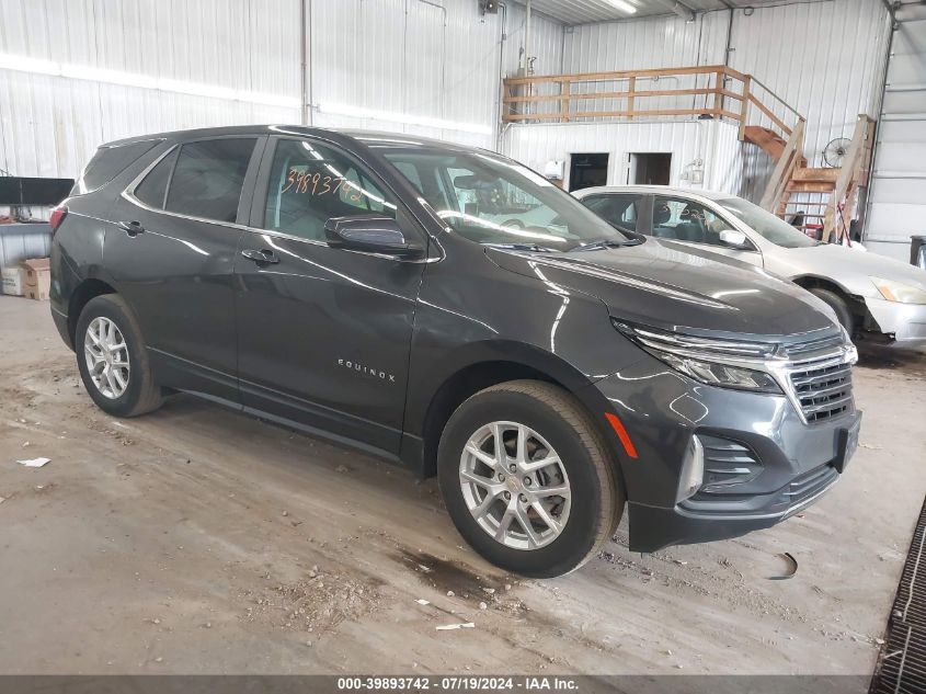 2022 CHEVROLET EQUINOX AWD LT - 3GNAXUEV9NS244054